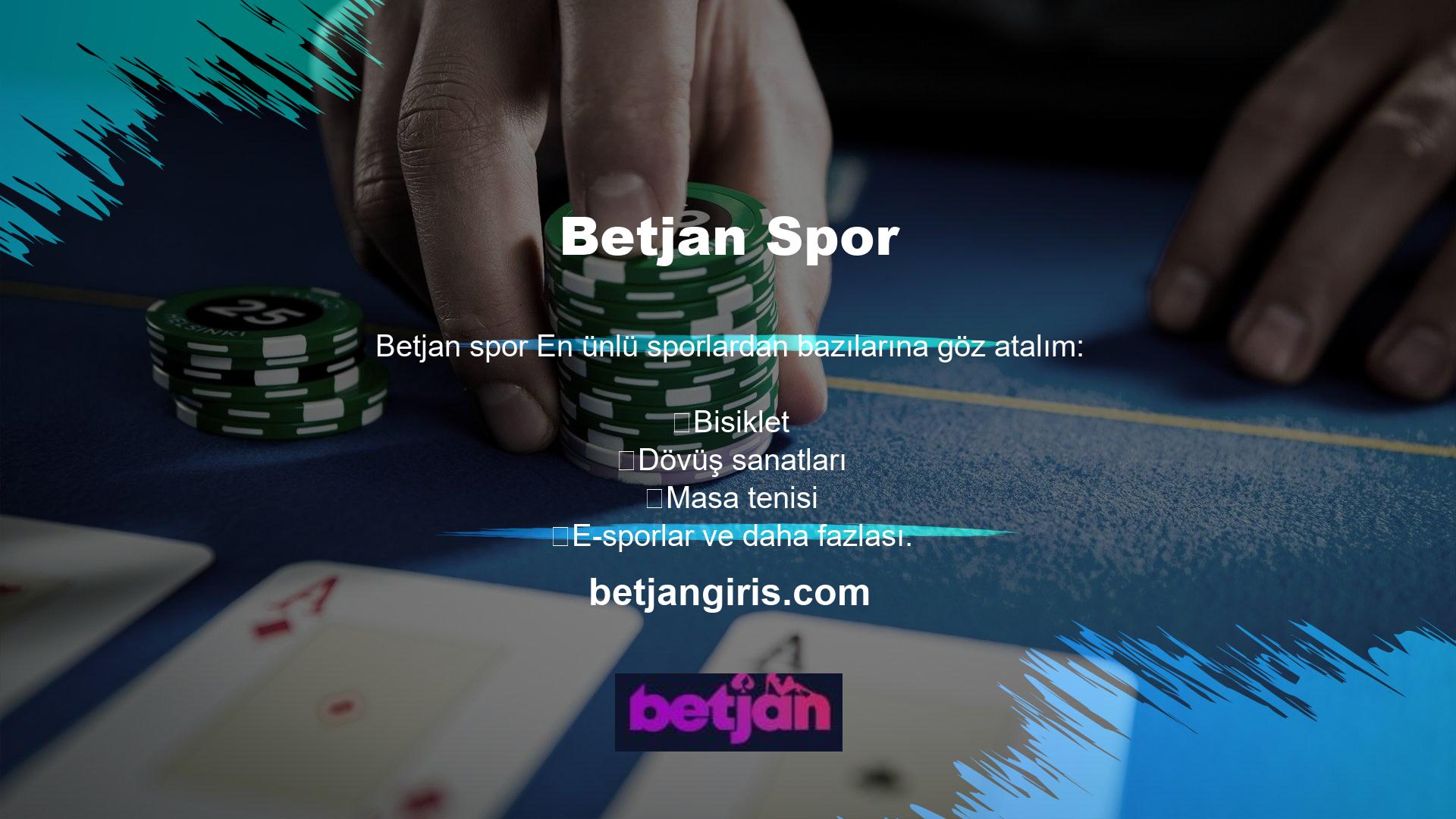 Betjan en eğlenceli casino oyunlarını ve canlı bahis fırsatlarını sizlerle buluşturuyor ve mobil giriş adresini güncelledi