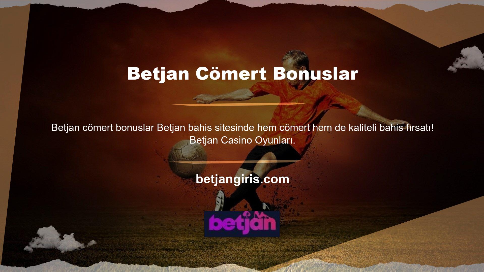 Betjan Rulet Game de dahil olmak üzere çok çeşitli oyunlara sahiptir